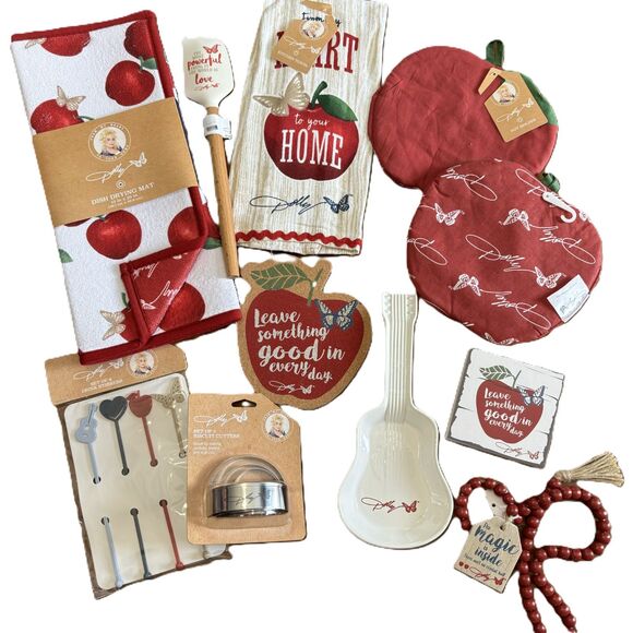 Dolly Parton Ultimate Set Red Apple Kitchen Tools Cooking Dining SOLD OUT DR2 - Picture 1 of 5